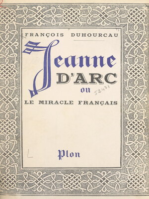 cover image of Jeanne d'Arc